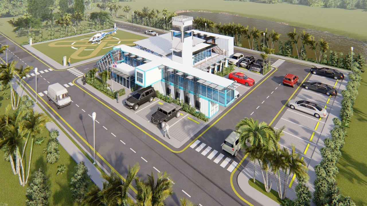 Construcción de oficinas modulares — Monte Plata, proyectos @ Constructora RISS, República Dominicana